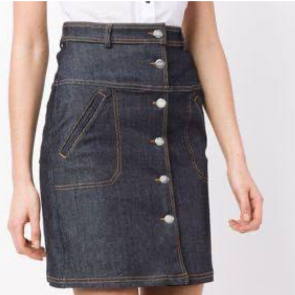 NWT CARVEN MINI JEAN SKIRT